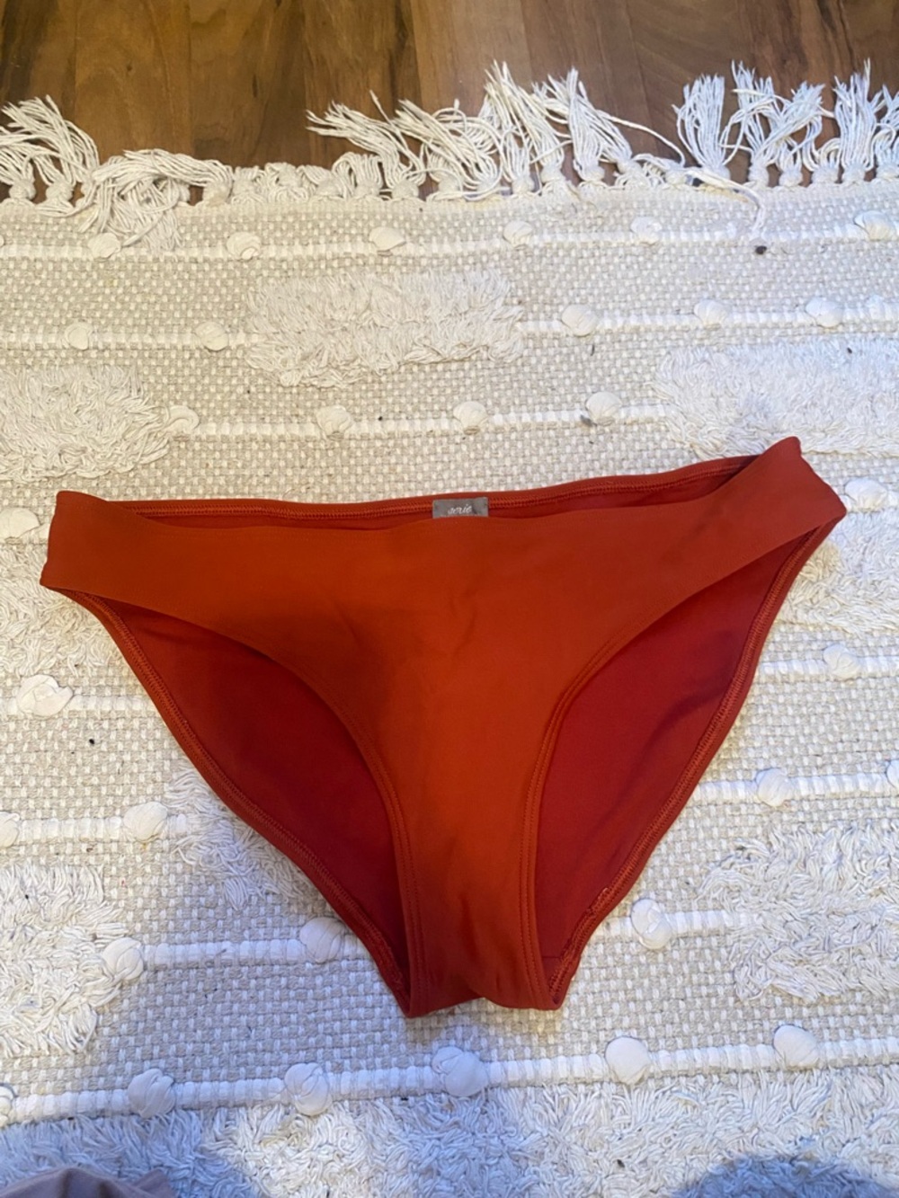 aerie Rust-Red Bikini Bottom